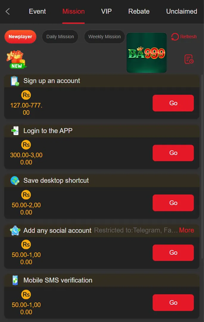 BA999 APK ডাউনলোড: অফিসিয়াল লেটেস্ট ভার্সন – নিরাপদ ও ফ্রি! showcase image 4 - BA999 preview